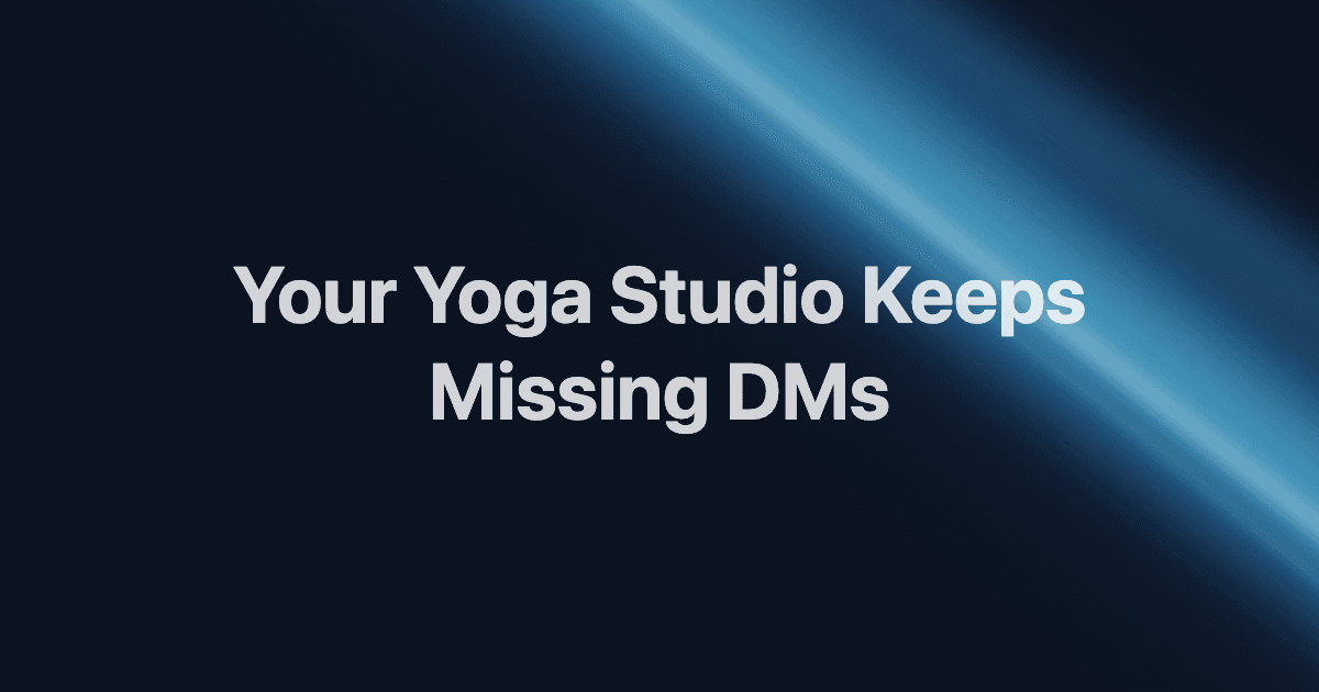 Réceptionniste IA pour studio de yoga : à quoi elle sert