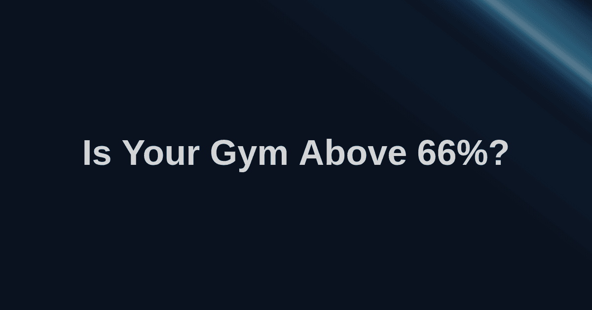 Gym Retention Rate Benchmarks 2026: The Number, Methodology