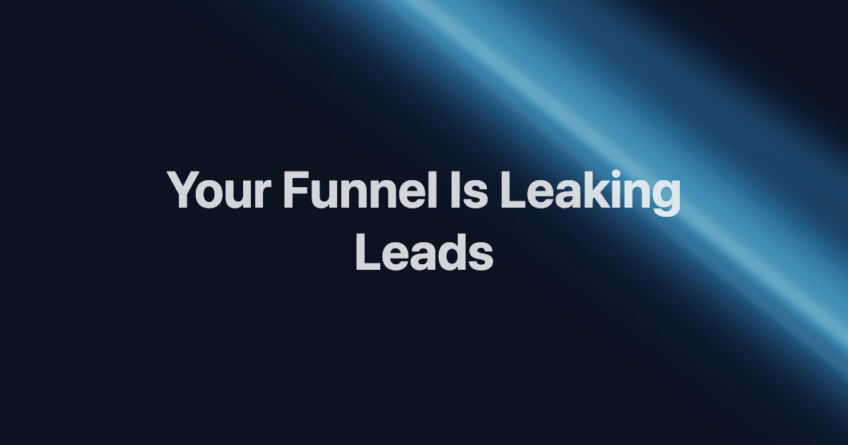 Sales Funnel fürs Fitnessstudio: das Leck finden
