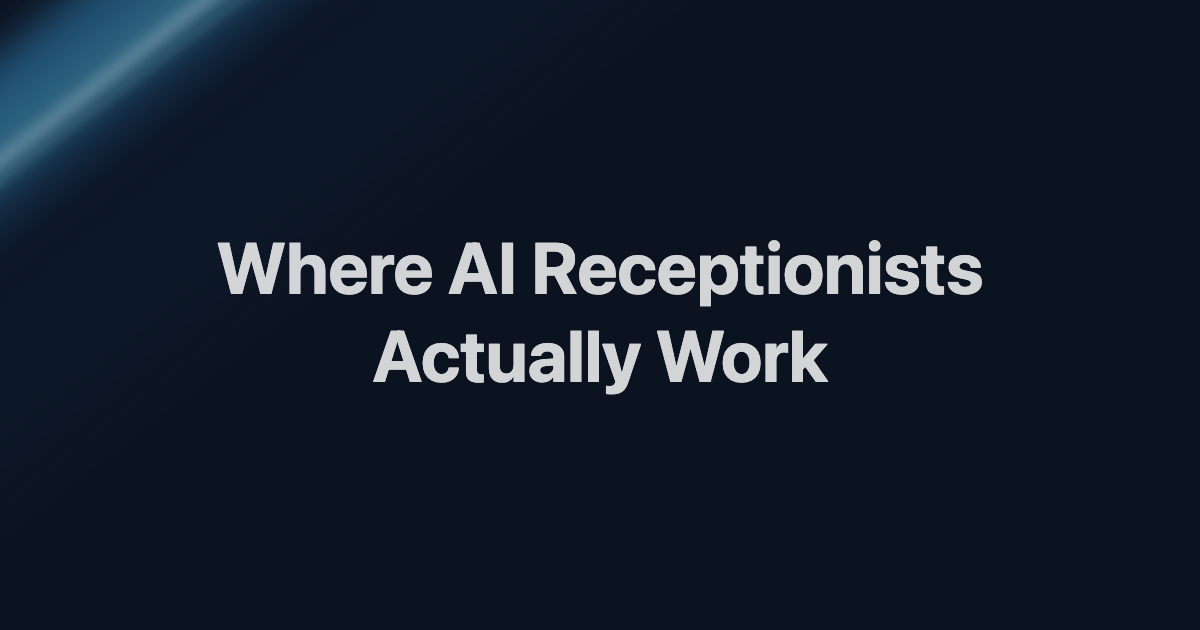 Do AI Receptionists Work for Gyms? An Honest Answer